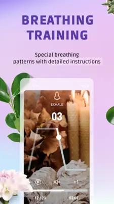 Pranaria - Breathing exercise android App screenshot 1